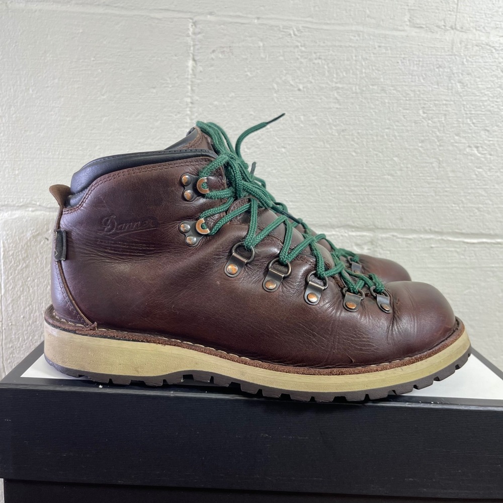 Danner Mountain Pass Smores 33296 Brown Leather Hiking Boots Men's Size 10 EE
